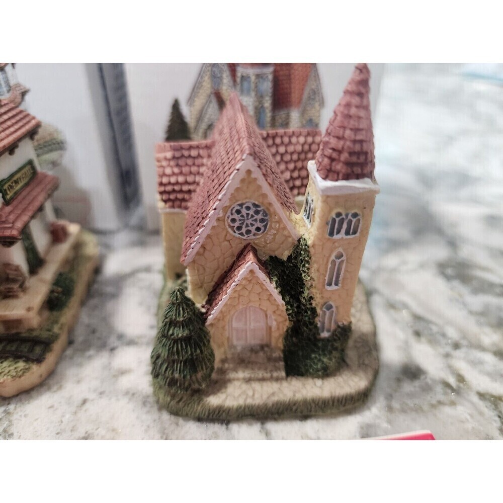 LIBERTY FALLS/THE AMERICANA COLLECTION RESIN HOUSES 1992-93 Lot Of 3 With Box - Picture 4 of 4